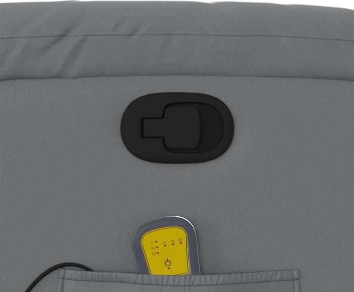 Image du produit VidaXL Fauteuil de massage gris similicuir,Couleur : gris,Matériaux