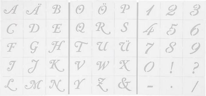 Actual product image Creativ Company Letters&Numbers (150 mm)