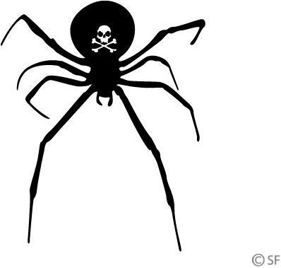 Actual product image Bilderwelten Black widow (25 x 31 cm)