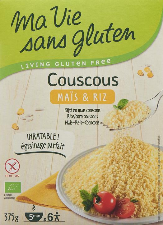 Actual product image Ma vie sans Gluten Couscous from corn and rice (375 g)