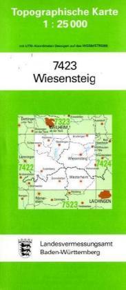 Energy Label Topographic maps.BW.7423 Wiesenst.