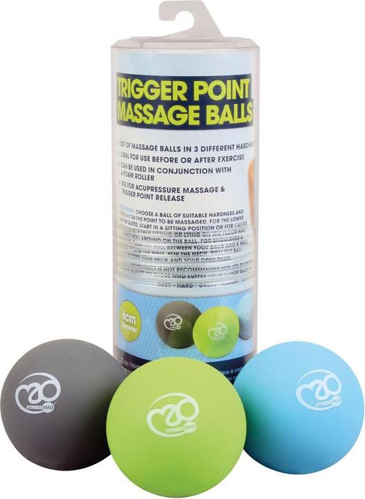 Fitness-Mad Massageball mit Triggerpunkten
