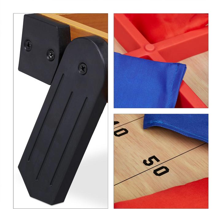 Actual product image Relaxdays 2 in 1 Cornhole & Tic Tac Toe Game