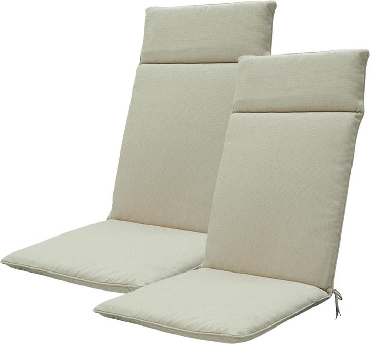 Immagine prodotto Natura Punto Copri-schienale alto per sedie da giardino di Madison, set da 2 (120 x 50 cm)