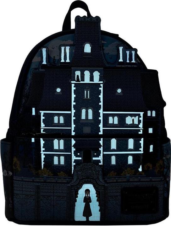 Produktbild Loungefly Wednesday by Rucksack Mini Nevermore Academy