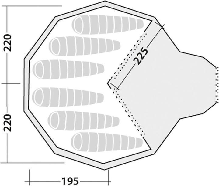 Actual product image Robens Field Tower Inner Tent (2.90 kg, 6 persons)
