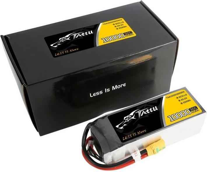 Produktbild Tattu Akumulator 10000mAh 22.2V 30C 6S1P XT90 Anti-spark Plug (22.20 V, 10000 mAh)