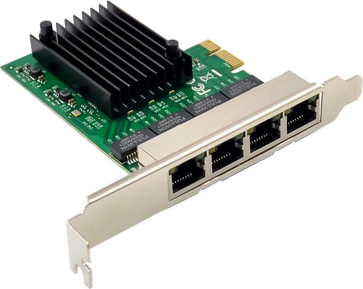 Produktbild InLine Quad Gigabit Netzwerkkarte (Ethernet)
