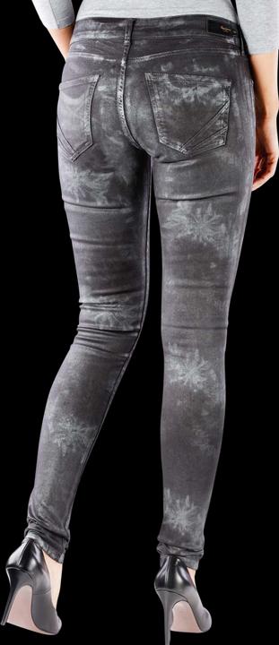 Produktbild Pepe Jeans Pixie Skinny Silvermoon silver foiled black (W31/L32)