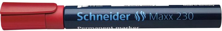 Produktbild Schneider Permanentmarker Maxx 230 Strichstärke: 1-3 mm Schreibfarbe: rot (Rot, 3 mm, 1 x)