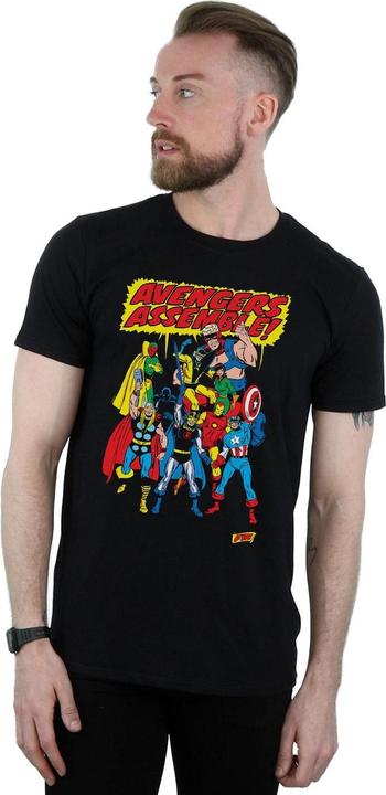 Image du produit - T-shirt AVENGERS ASSEMBLE - Homme (S)