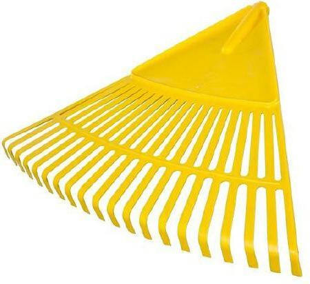Actual product image Kard Plastic leaf rake yellow (279)