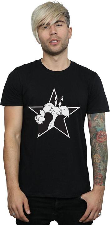 Produktbild Looney Tunes Sylvester Mono Star TShirt (L)