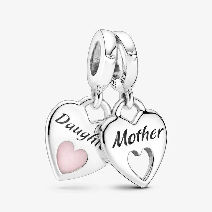 Produktbild Pandora Doppeltes Herz (Silber 925, Emaille)