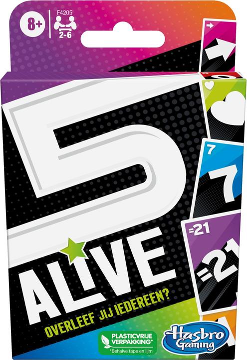 Produktbild Hasbro Gaming 5 Alive Kartenspiel (Niederländisch)