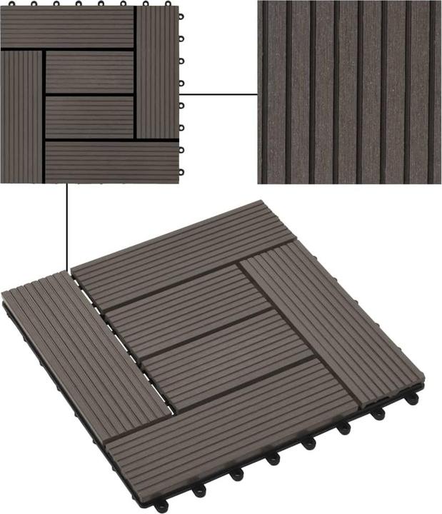 Immagine prodotto VidaXL Parveen (11 x, 30 x 30 cm)