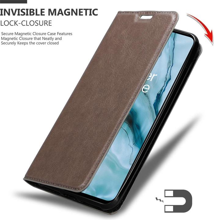 Productafbeelding Cadorabo Boek Onzichtbare Magneethoes (OnePlus Noord)