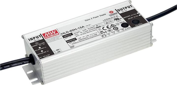 Actual product image MeanWell LED driver switching power supply for indoor and outdoor applications