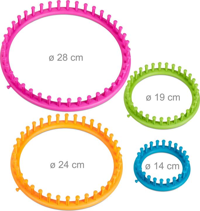Produktbild Relaxdays Strickring-Set