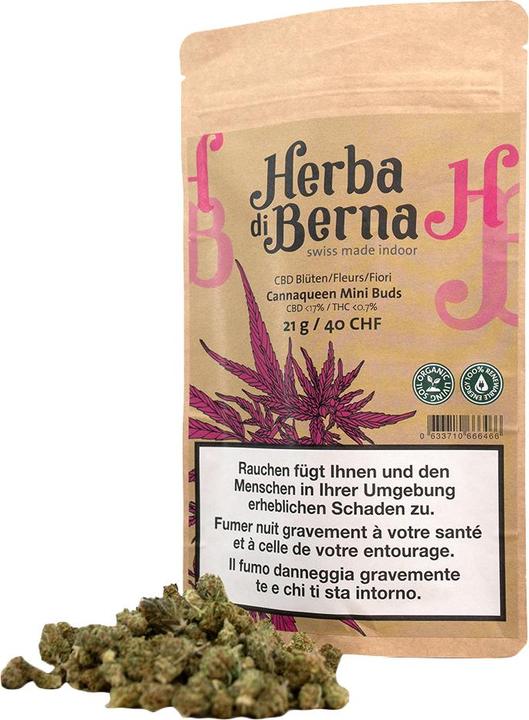 Actual product image Herba di Berna Cannaqueen Indoor Mini Buds (21 g, Indoor)