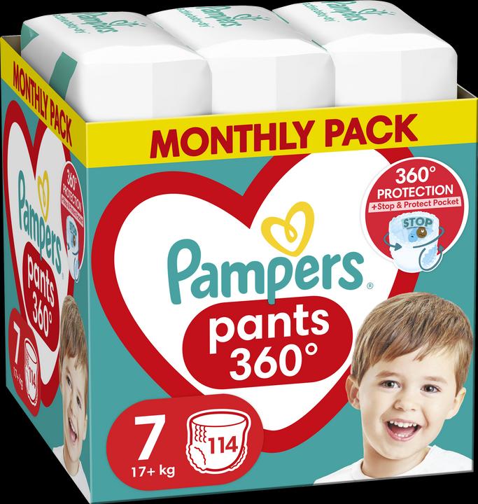 Productafbeelding Pampers Pants (Maat 7, 114 Stuk)