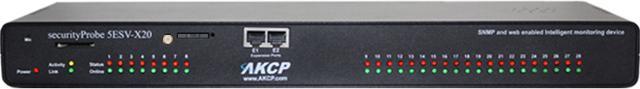 Actual product image AKCP securityProbe 5ESVA, 8 ports, 20 I/O