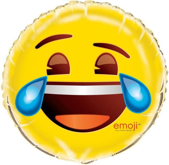Produktbild Unique Party Emoji BallonÄrmel Crying Laughing Folie