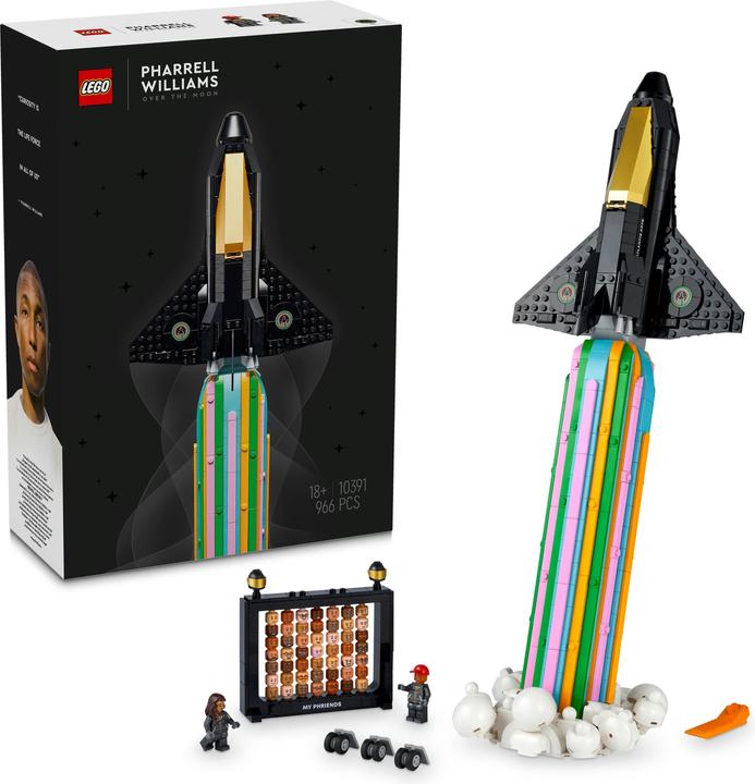 Produktbild LEGO Über dem Mond mit Pharrell Williams (10391, LEGO Icons, LEGO Seltene Sets)