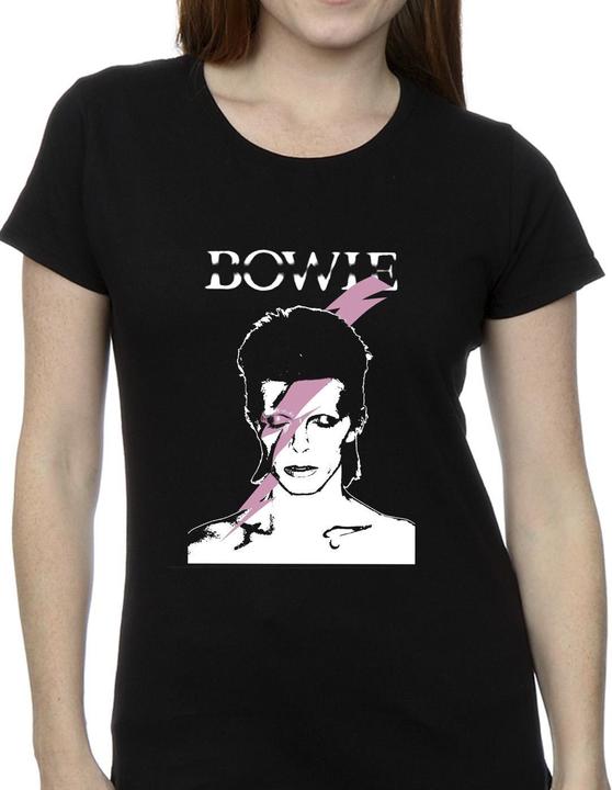 Immagine prodotto David Bowie Pink Flash Maglietta Donna (XXL)