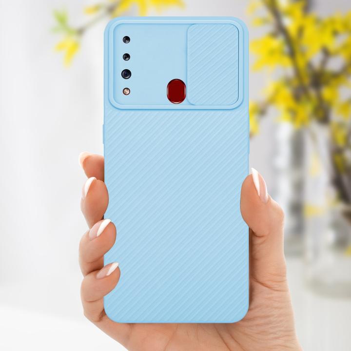 Actual product image Cadorabo Case for Samsung Galaxy A20s in TPU with camera protection LM009 Style (Samsung Galaxy A20s)
