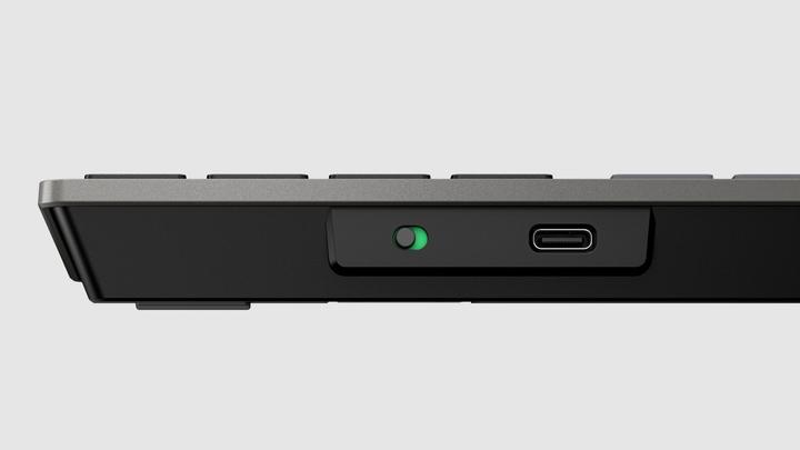Actual product image HP 720 Dual-Mode Rechargeable Wireless Keyboard-GR (P) (DE, Wireless)