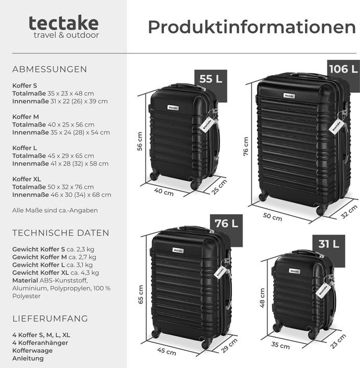 Produktbild tectake Mila (106 l, L (90 - 115l))