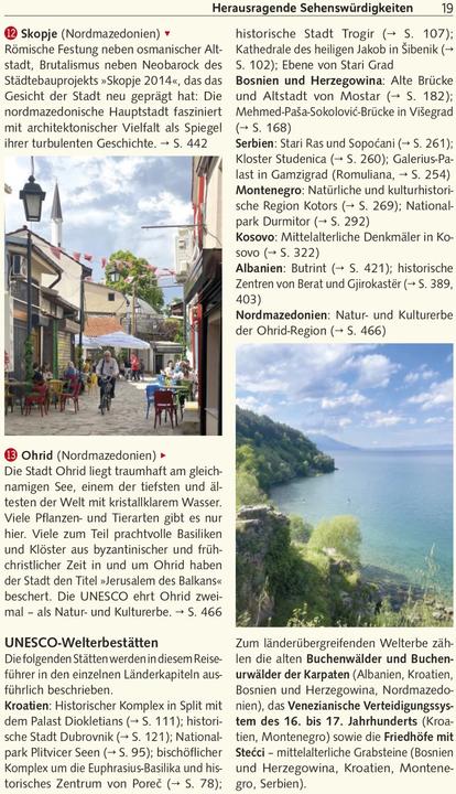 Actual product image Reiseführer Balkan (German, Martin Bock, Birgitta Gabriela Hanover Moser, Frank Dietze, Matthias Koeffler, Shkëlzen Alite, 2023)