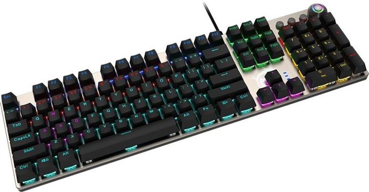 Actual product image MSI Forge GK310 RED DE GAMING Keyboard OS1-8ZA8013-000 retail (DE, Cable)