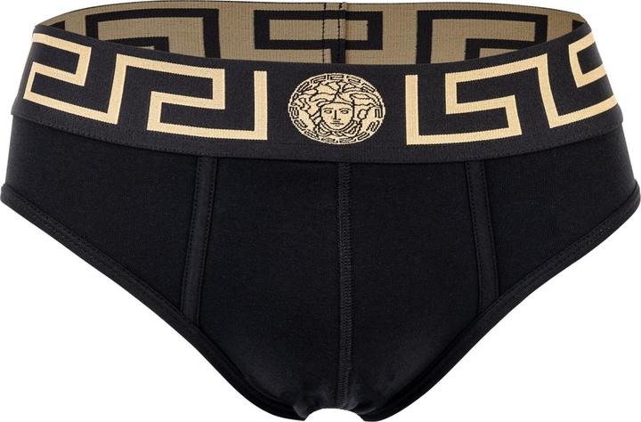 Produktbild Versace Bi-Pack Slip Jersey Topeka Bi-Stretch Cotton Organic New Logo (XL, 2er Pack)