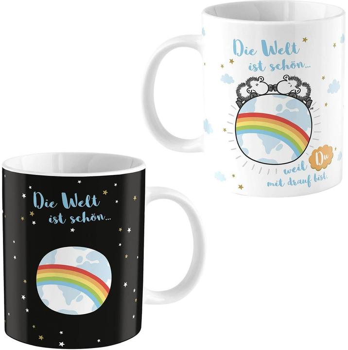 Image du produit Sheepworld Tasse à café Le monde est beau 350 ml, 1 pièce (350 ml, 1 x)