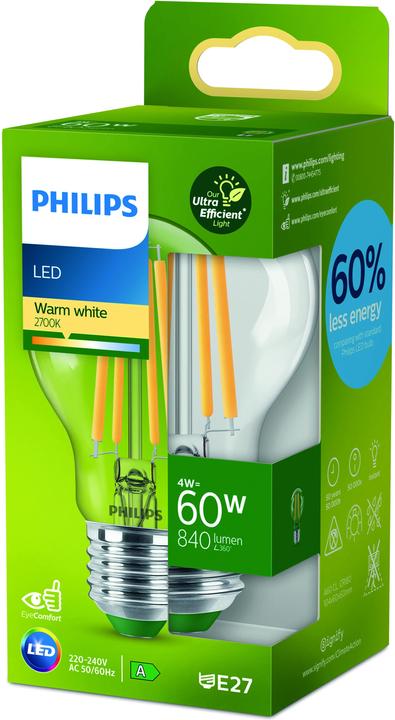 Produktbild Philips LED Classic (E27, 4 W, 840 lm, 1 x, A)