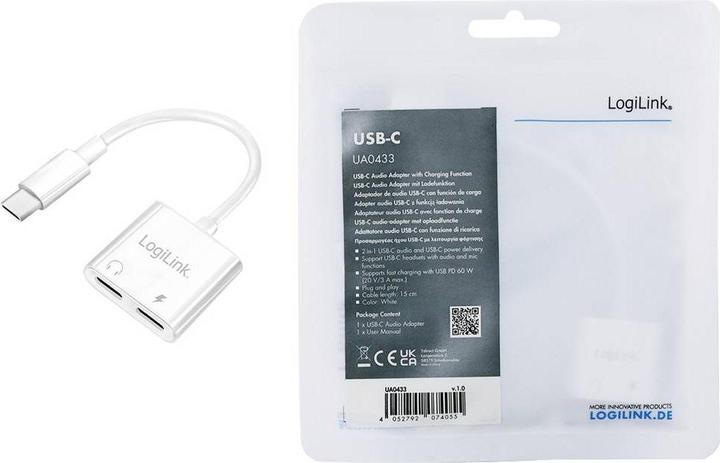 Produktbild LogiLink UA0433 (USB Typ C, USB Typ C)