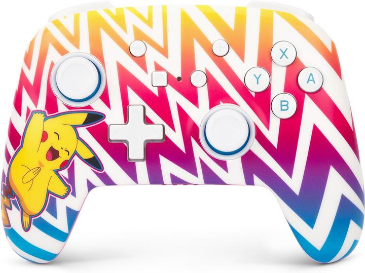 PowerA Contrôleur sans fil amélioré Vibrant Pikachu (Switch, Switch Lite, Switch OLED)