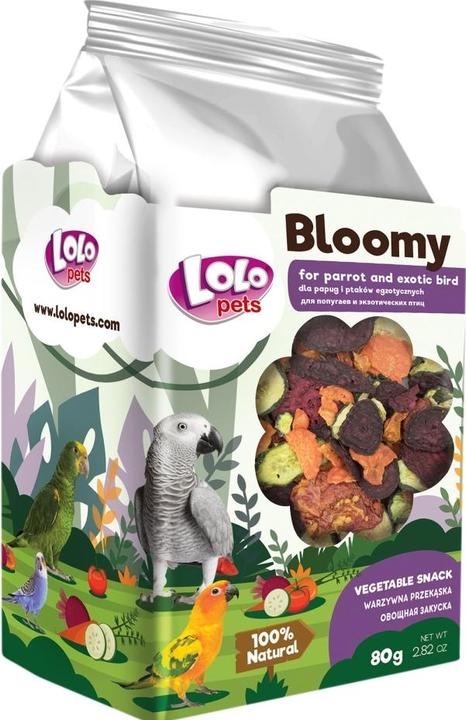 Immagine prodotto Bloomy Snack vegetale per pappagalli e uccelli esotici 80 g (0.08 kg)