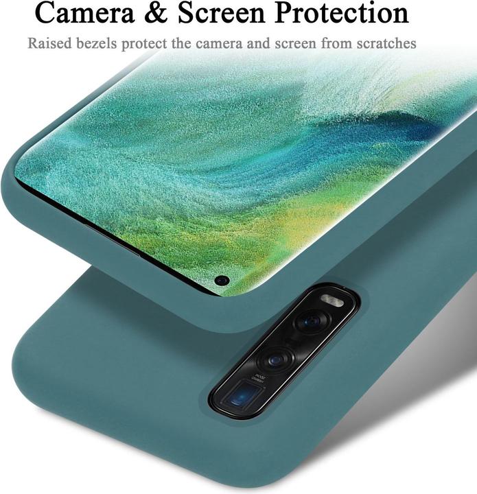 Produktbild Cadorabo TPU Liquid Silicone Case Hülle für Oppo FIND X2 PRO (Oppo Find X2 Pro)