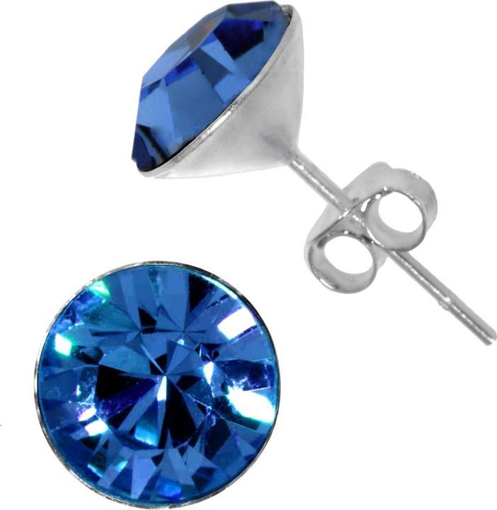 Bijouteria Ohrstecker (Silber 925, Kristall)
