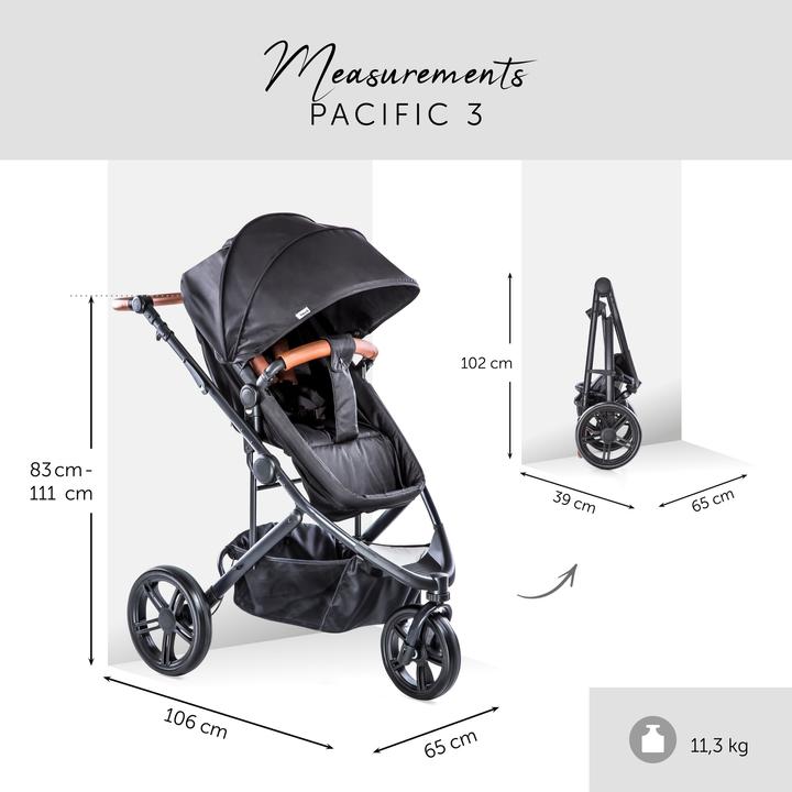 Actual product image Hauck Pacific 3 Shop 'n Drive