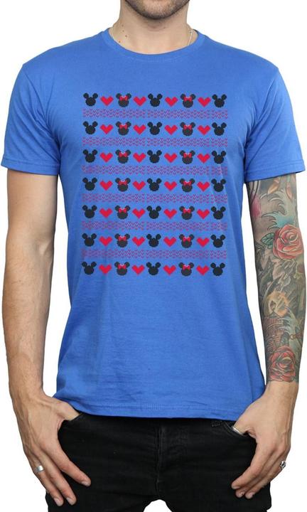 Disney Mickey And Minnie Christmas Hearts TShirt (3XL)