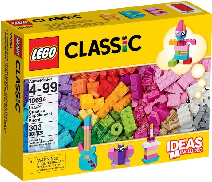 LEGO Ensemble de teintes supplémentaires Classic Building Block Pastel (10694, LEGO Classic)