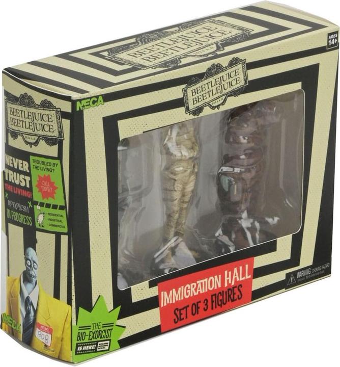 Immagine prodotto Neca Beetlejuice Beetlejuice figure 3-pack Sala Immigrazione 1 10 cm