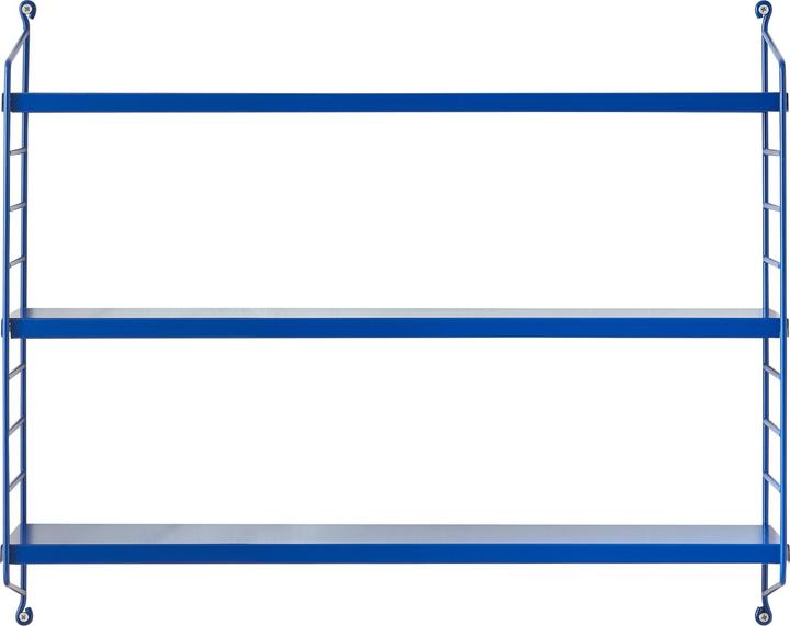 Actual product image En.Casa Modular wall shelf Strängnäs set of 2 blue