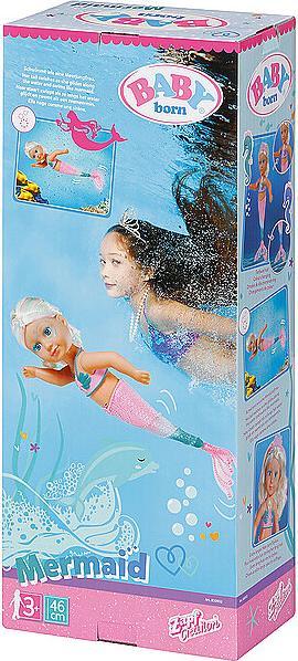 Actual product image Baby Born Little Sister Mermaid
