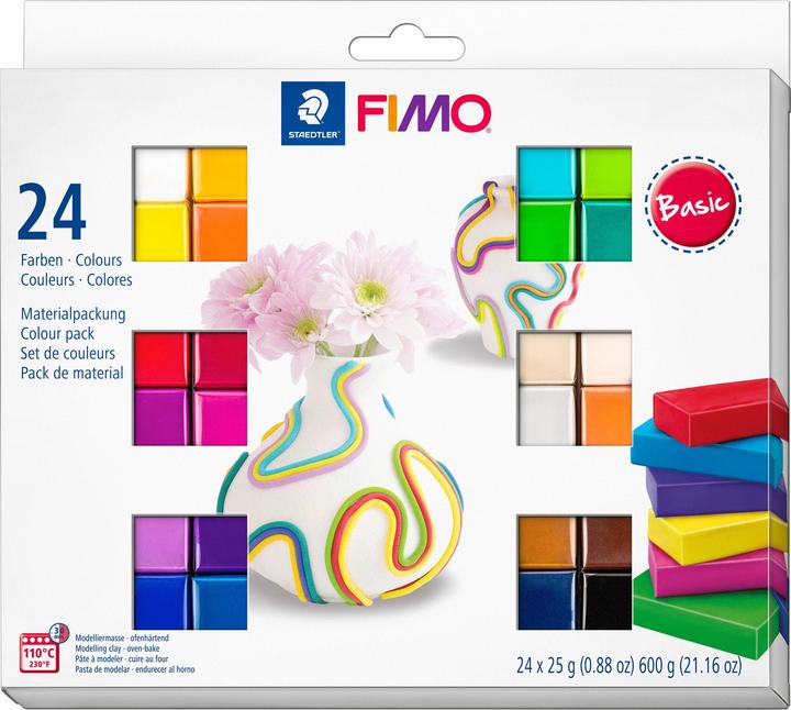 Actual product image Staedtler FIMO soft Basic Colours 24 pieces