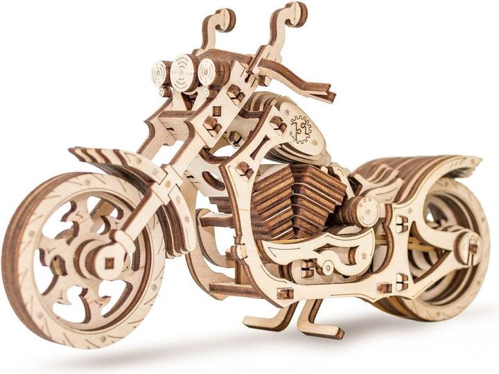 Actual product image Eco Wood Art Motorcycle Cruiser